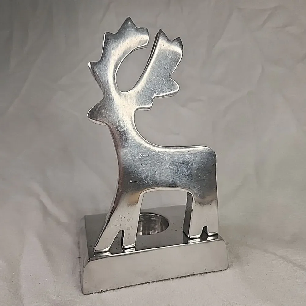 Crate&Barrel reindeer votive